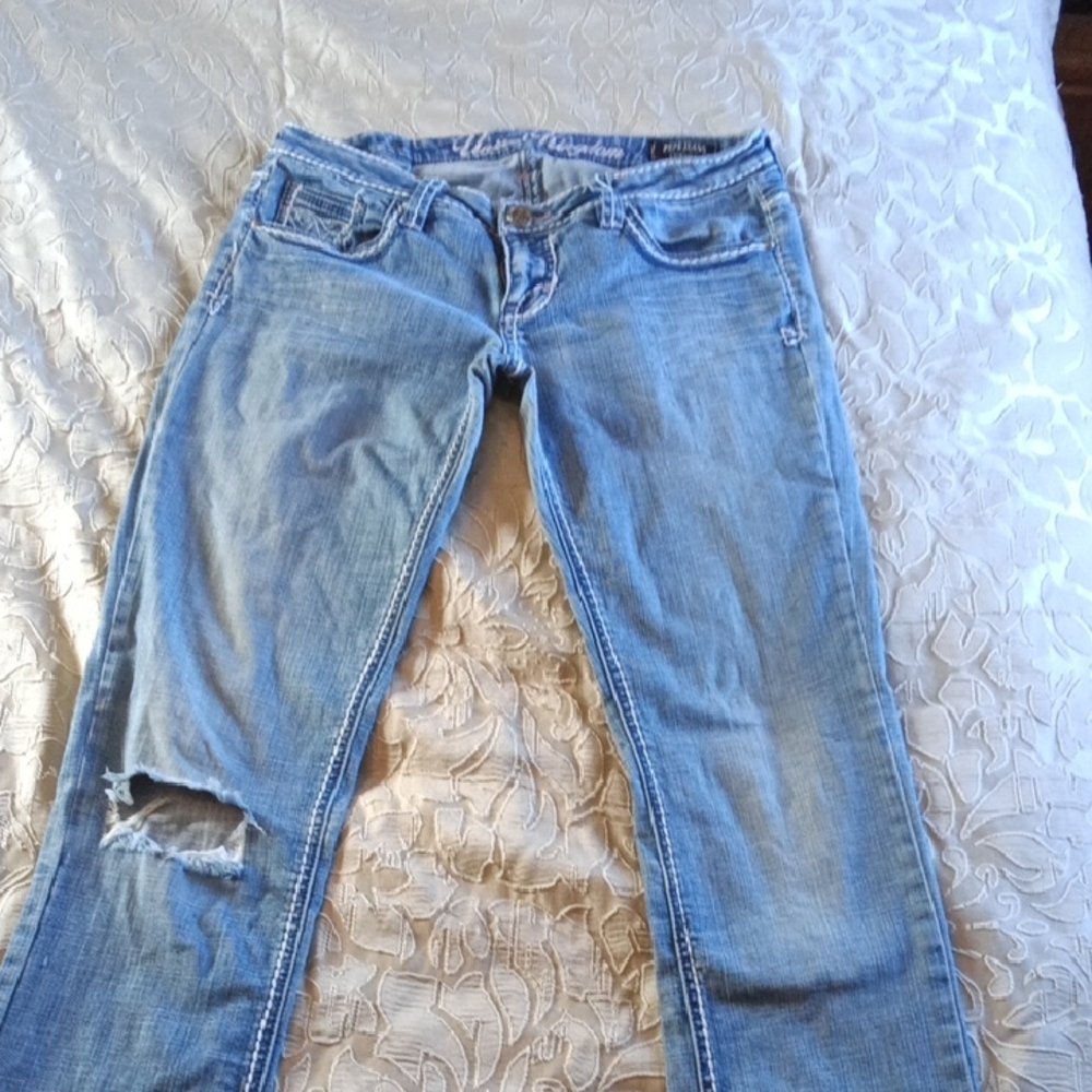 Vintage Pepe Jeans Light Blue Straight Leg Women's Jeans Measurements Avail.